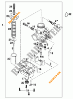 CARBURATORE per KTM 60 SX 1998