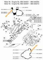 CARTER MOTORE per KTM 60 SX 1998