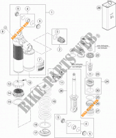 AMMORTIZZATORE (COMPONENTI) per KTM 1290 SUPER DUKE R ORANGE ABS 2015