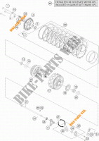 FRIZIONE per KTM 1290 SUPER DUKE R ORANGE ABS 2015