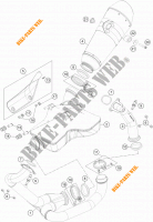 SCARICO per KTM 1290 SUPER DUKE R ORANGE ABS 2015
