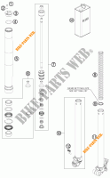 FORCELLA ANTERIORE (COMPONENTI) per KTM 50 SX 2013