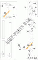 FORCELLA ANTERIORE / PIASTRA STERZO INFERIORE per KTM 50 SX 2011