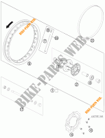 RUOTA ANTERIORE per KTM 50 SX 2011