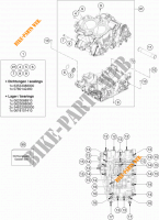 CARTER MOTORE per KTM 790 DUKE L 35KW A2 ORANGE 2019