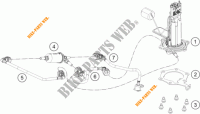 POMPA CARBURANTE per KTM 250 DUKE WHITE 2018