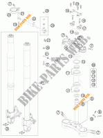 FORCELLA ANTERIORE / PIASTRA STERZO INFERIORE per KTM 990 SUPER DUKE R 2013