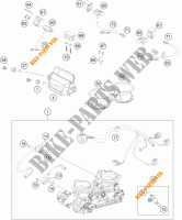 CORPO FARFALLATO per KTM 990 SUPER DUKE R 2013
