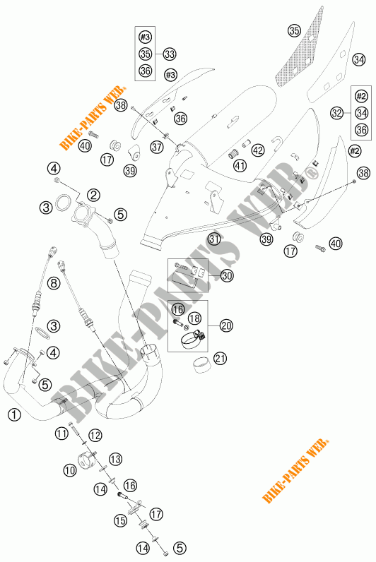 SCARICO per KTM 990 SUPER DUKE R 2013