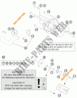 POMPA ACQUA per KTM 990 SUPER DUKE R 2013