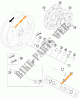 RUOTA ANTERIORE per KTM 990 SUPER DUKE R 2013