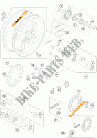 RUOTA POSTERIORE per KTM 990 SUPER DUKE R 2013