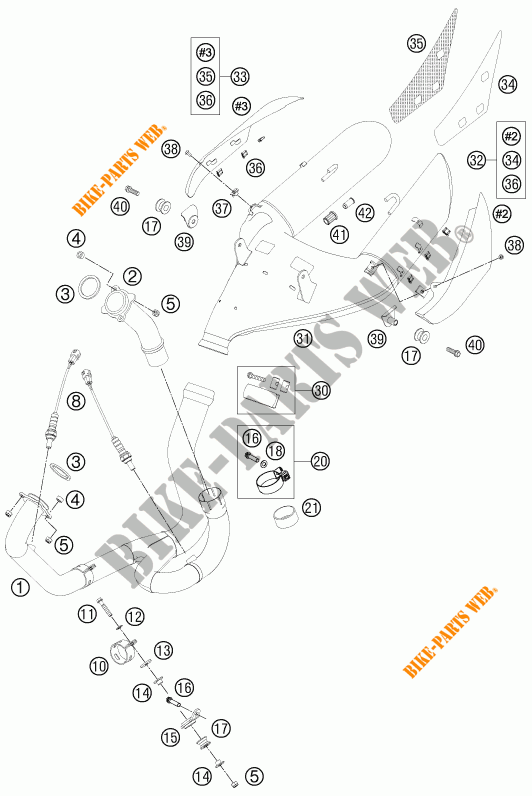 SCARICO per KTM 990 SUPER DUKE R 2012