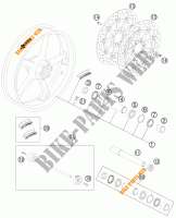 RUOTA ANTERIORE per KTM 990 SUPER DUKE R 2011