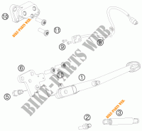 CAVALLETTO LATERALE / CENTRALE per KTM 990 SUPER DUKE R 2011
