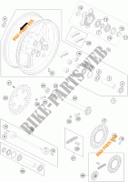 RUOTA POSTERIORE per KTM 990 SUPER DUKE R 2011