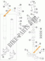 FORCELLA ANTERIORE / PIASTRA STERZO INFERIORE per KTM 990 SUPER DUKE R 2011
