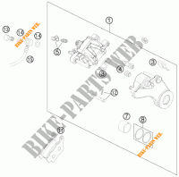 PINZA FRENO POSTERIORE per KTM 990 SUPER DUKE R 2011