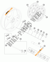 RUOTA ANTERIORE per KTM 990 SUPER DUKE R 2011