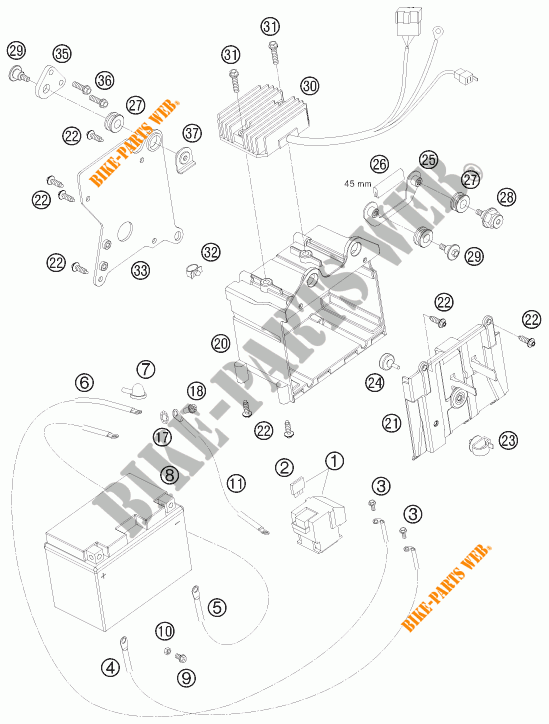 ACCU per KTM 990 SUPER DUKE R 2010