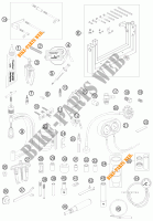UTENSILI SPECIFICI (MOTORE) per KTM 990 SUPER DUKE R 2009