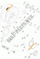 RUOTA POSTERIORE per KTM 990 SUPER DUKE R 2009