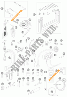 UTENSILI SPECIFICI (MOTORE) per KTM 990 SUPER DUKE R 2009