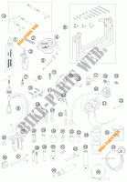 UTENSILI SPECIFICI (MOTORE) per KTM 990 SUPER DUKE R 2008