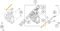 PINZA FRENO ANTERIORE per KTM 390 DUKE ORANGE - CKD 2019