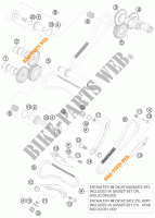 DISTRIBUZIONE  per KTM 990 SUPER DUKE ORANGE 2010