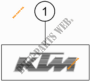 ADESIVI per KTM 1290 S ADVENTURE S ORANGE 2020