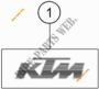 ADESIVI per KTM 1290 S ADVENTURE S SILVER 2019