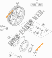 RUOTA ANTERIORE per KTM 1290 S ADVENTURE S SILVER 2019