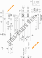 FORCELLA ANTERIORE (COMPONENTI) per KTM 250 XC-W TPI 2019