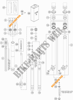 FORCELLA ANTERIORE (COMPONENTI) per KTM FREERIDE 250 F 2020
