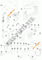 UTENSILI SPECIFICI (MOTORE) per KTM 990 SUPER DUKE ORANGE 2009