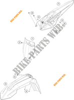 PLASTICHE per KTM 250 SX-F 2019