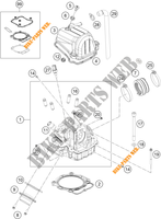 TESTA CILINDRO per KTM 450 SX-F FACTORY EDITION 2019