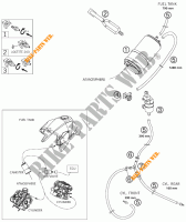 EVAPORATIVE CANISTER per KTM 990 SUPER DUKE ORANGE 2008