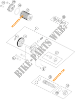 POMPA OLIO per KTM RC 200 BLACK NON ABS - IKD 2020