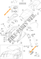 SERBATOIO / SELLA per KTM 1290 SUPER DUKE R ORANGE 2021