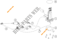 POMPA CARBURANTE per KTM 390 DUKE WHITE - B.D. 2021