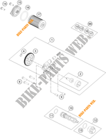 POMPA OLIO per KTM 200 DUKE BLACK NON ABS - IKD 2020