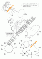 CARTER COPERCHIO FRIZIONE TRASMISSIONE per KTM 990 SUPER DUKE BLACK 2006