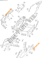 FIANCHETTO per KTM 390 ADVENTURE ORANGE - B.D. 2021