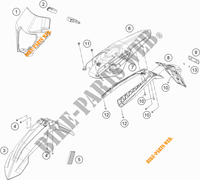 PLASTICHE per KTM 500 EXC-F 2021