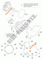 CARTER COPERCHIO FRIZIONE TRASMISSIONE per KTM 990 SUPER DUKE ORANGE 2005