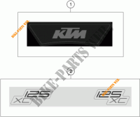 ADESIVI per KTM 125 XC 2023