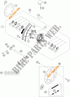 RUOTA POSTERIORE per KTM 250 XC-F 2023