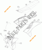 SERBATOIO / SELLA per KTM 450 XC-F 2023